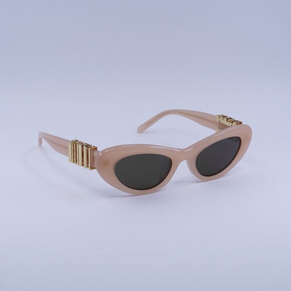Loewe LW40156U 72E Sunglasses Shiny Pink Cat Eye Frame, Brown Lenses main image 8